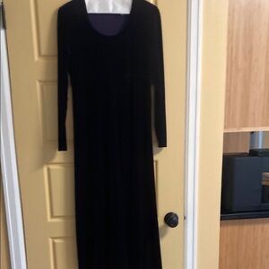 Lovely purple velvet dress